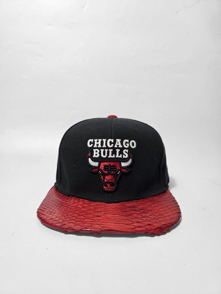 Custom 'Python Skin' Chicago Bulls Snapback