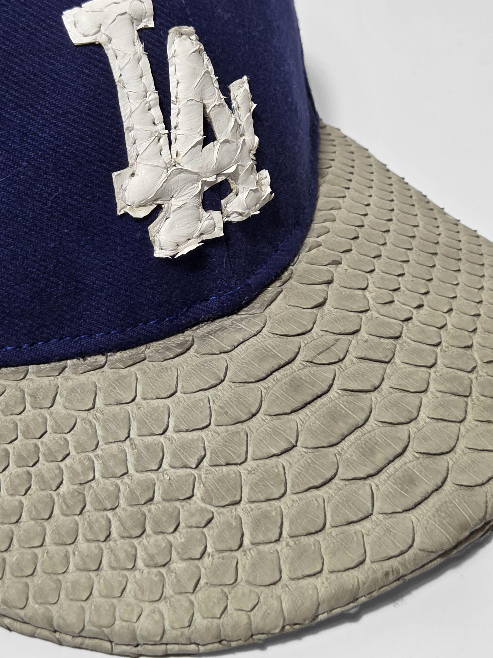 Custom 'Python Skin' LA Dodgers Snapback - Image 4